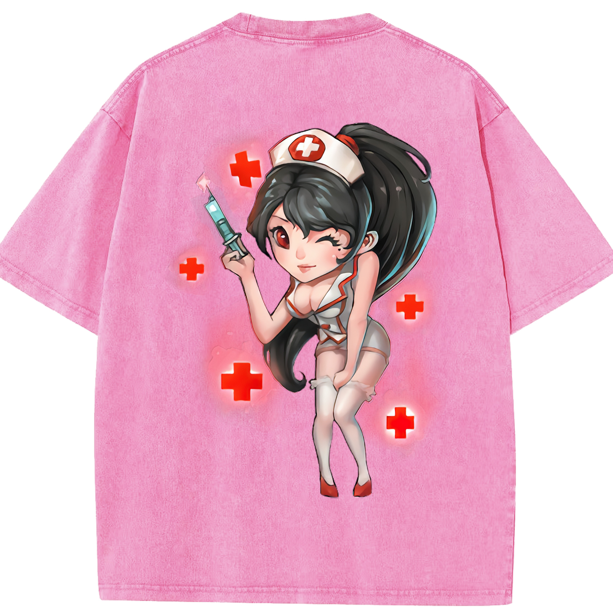 リーグ・オブ・レジェンド League of Legends LOL 綿100% ヴィンテージ風 半袖Tシャツ（背面プリント）